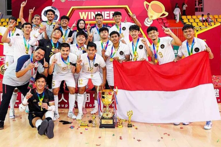 Timnas Futsal Indonesia Jadi Juara di China